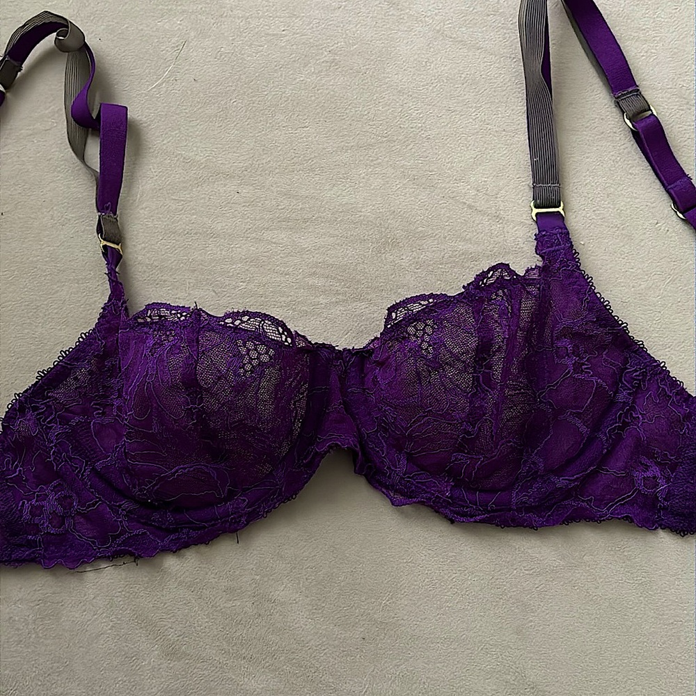 Purple lace Stella McCartney bra. 30D
